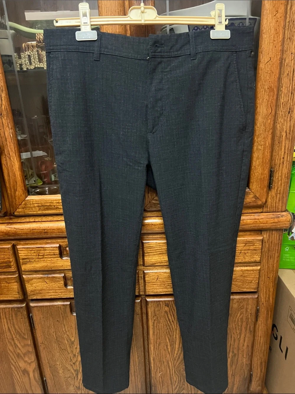 Zara Men's Pants in Dark Charcoal